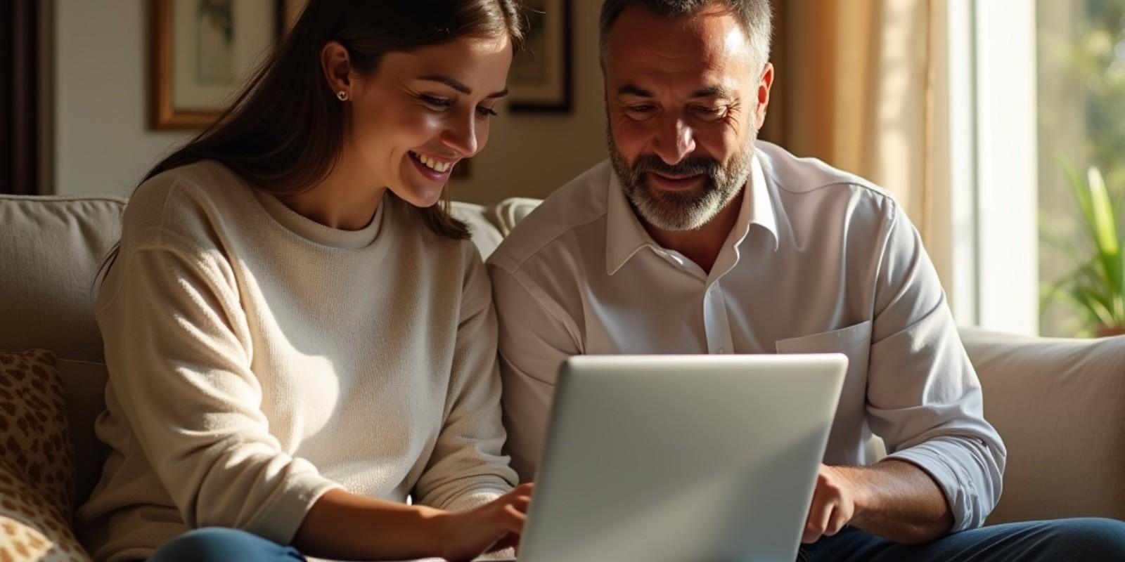 Propietario revisando anuncio inmobiliario con muchas visitas pero sin ofertas reales, detectando pérdida de control en la venta de su vivienda